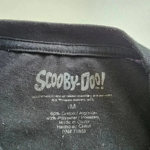 Vtg Scooby Doo Shirt Adults Medium Graphic Mystery Machine Hippie Cartoon 90sT - Picture 5 of 7